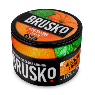 Brusko 50гр Strong Апельсин с мятой