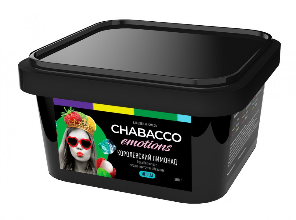 Chabacco Emotions 200гр Medium Royal Lemonade