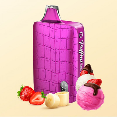 PUFFMI DURA 9000 Strong STRAW BANANA ICE CREAM