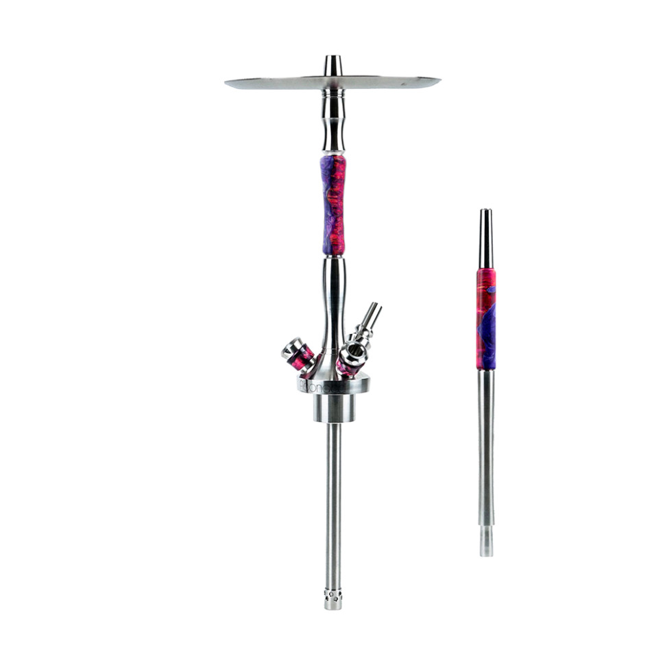 Кальян Union Hookah - Fibonacci Гибрид (Розовый/Фиолетовый) (Шахта, шланг, мундштук, уплотнители)