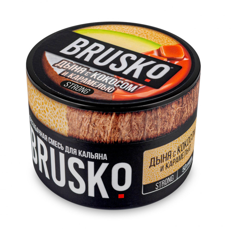 Brusko 50гр Strong Дыня с кокосом и карамелью