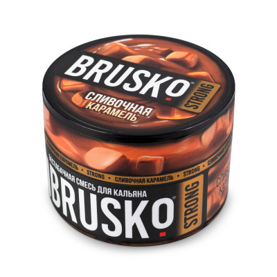 Brusko 50гр Strong Сливочная карамель