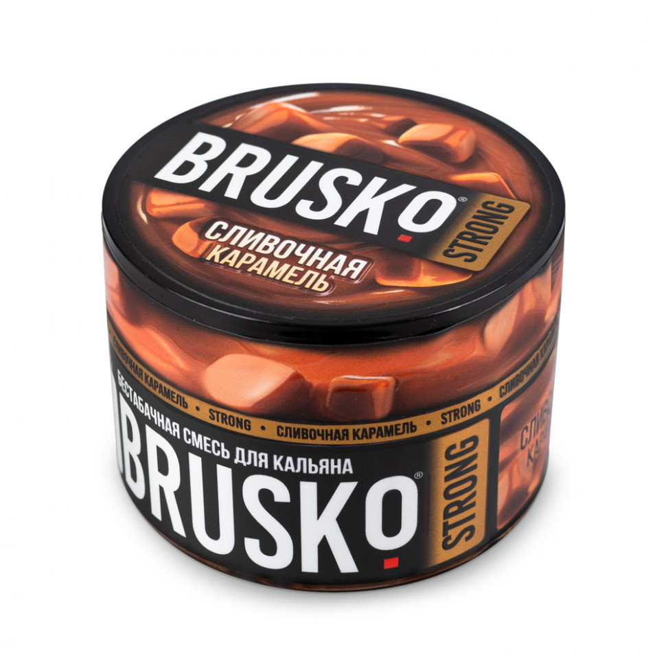 Brusko 50гр Strong Сливочная карамель