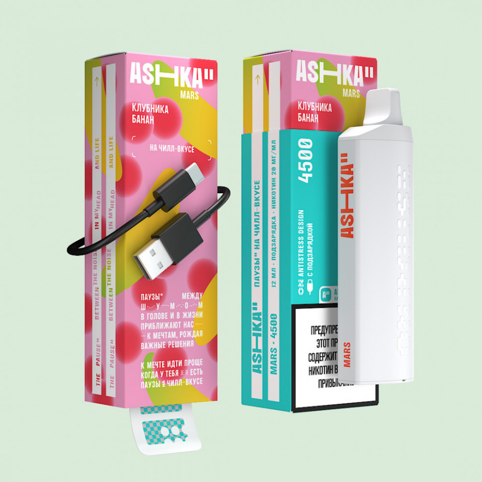 ASHKA MARS(4500) - Клубника Банан