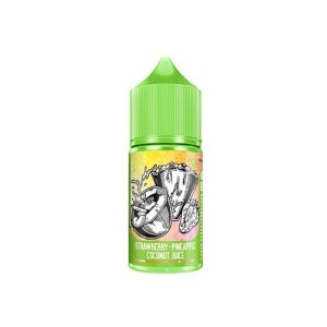 Жидкость Rell Green 30 мл 20мг Strawberry Pineapple Coconut Juice - Клубника ананас кокос