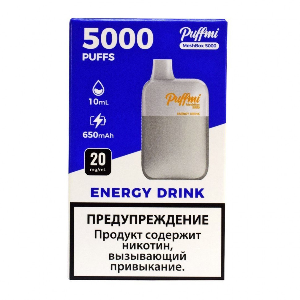 ЭС PUFFMI MeshBox 5000 ENERGY DRINK