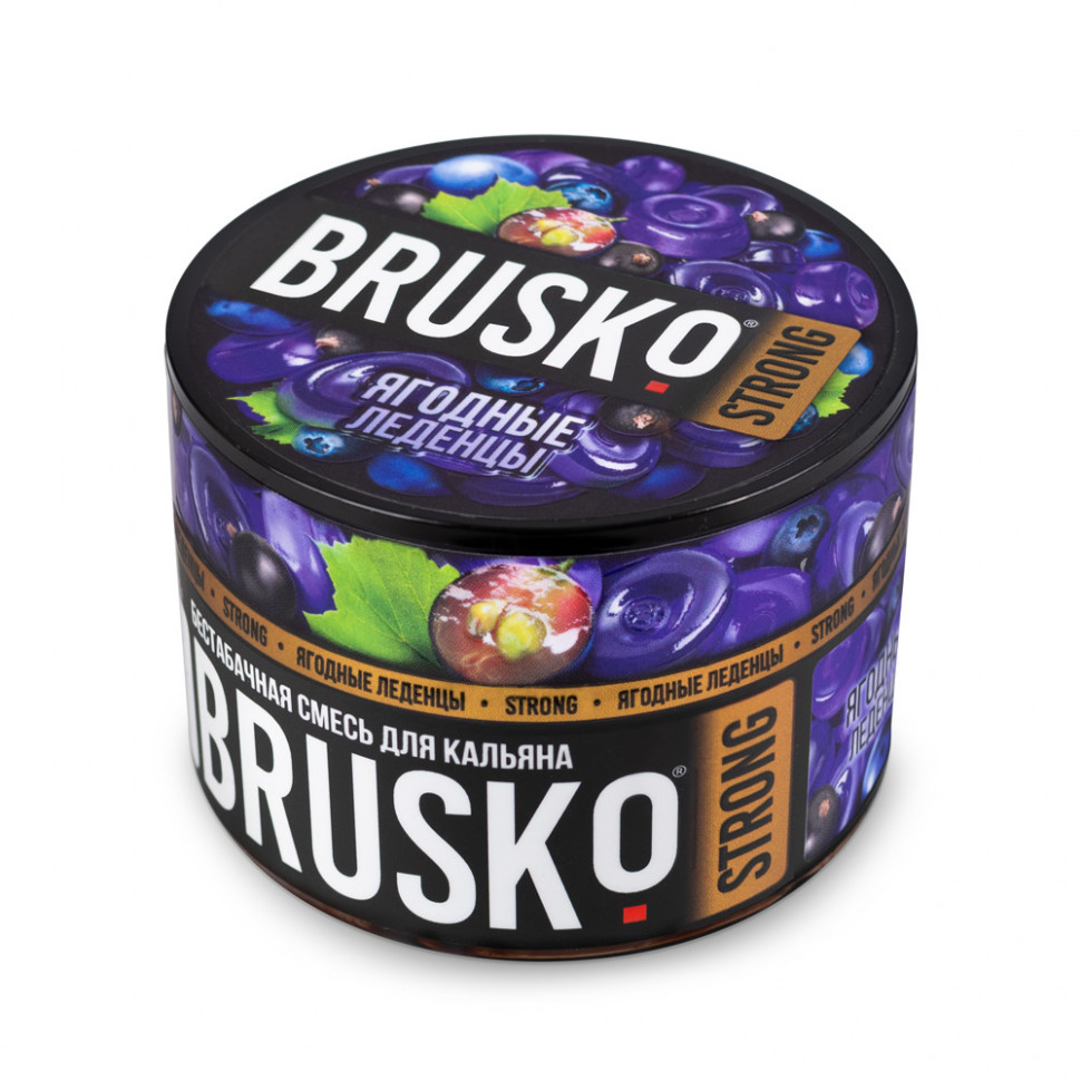 Brusko 50гр Strong Ягодные леденцы