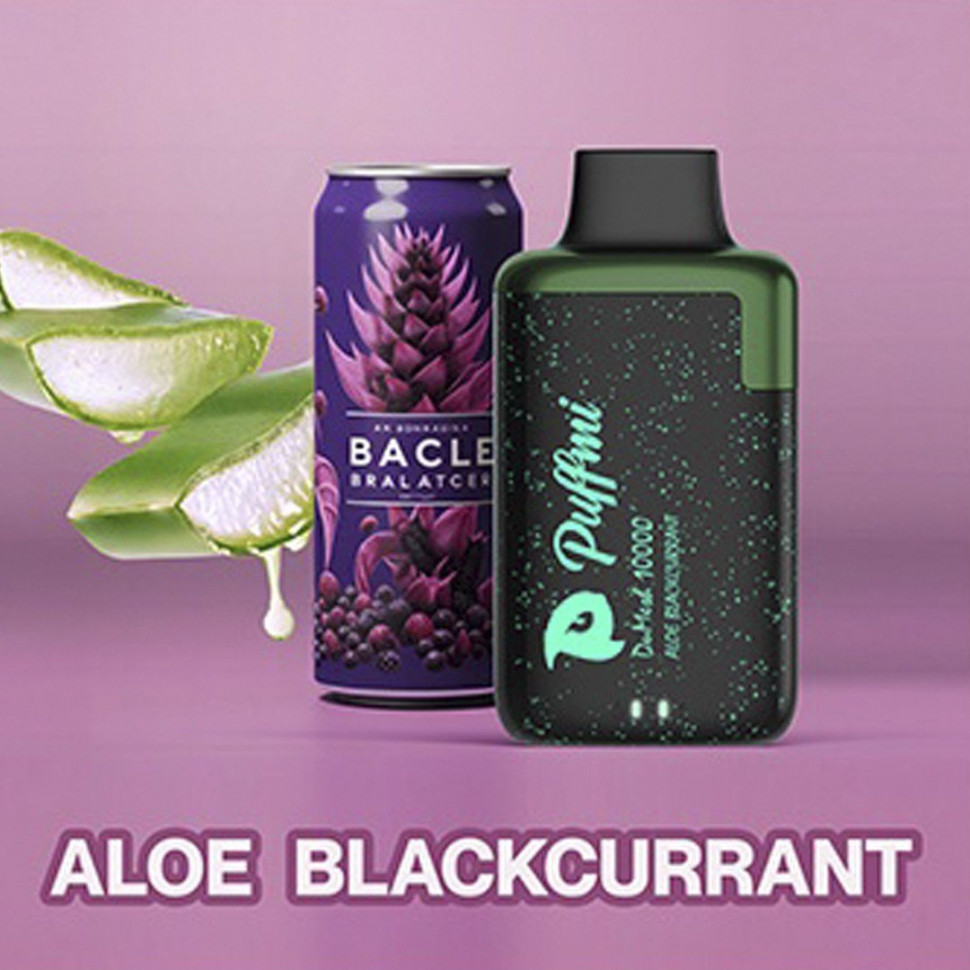 PUFFMI DUMESH 10000 - ALOE BLACKCURANT (H-007)