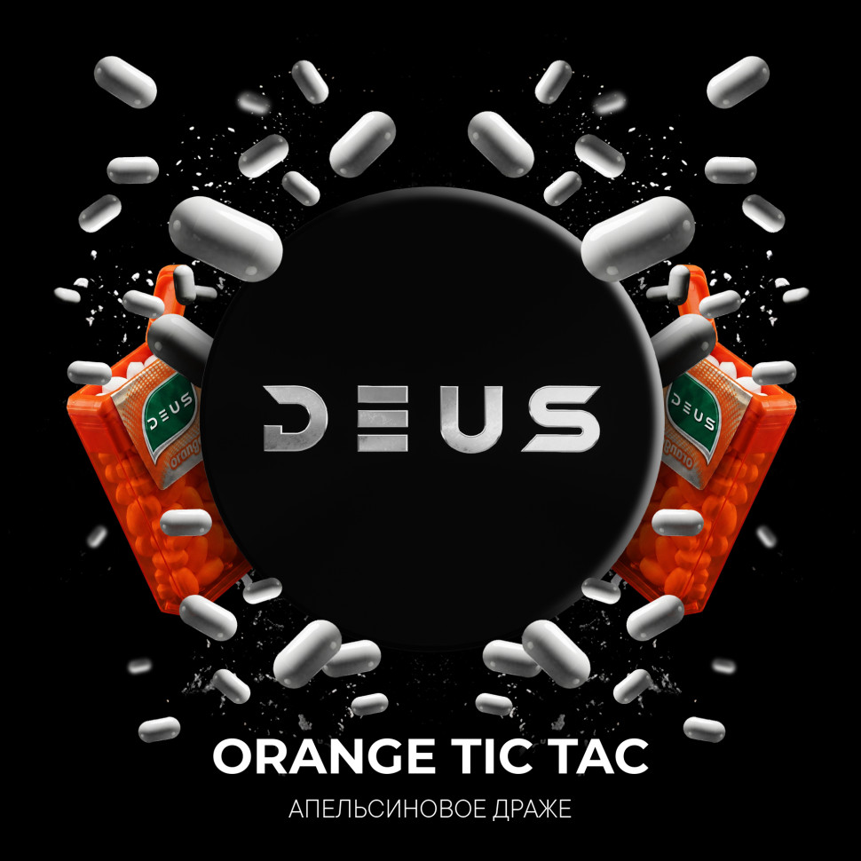 DEUS 100гр Orange Tic Tac (Апельсиновое драже)