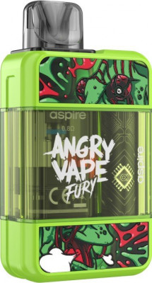 Pod набор Brusko Angry Vape Fury 650 mAh, Зелёный