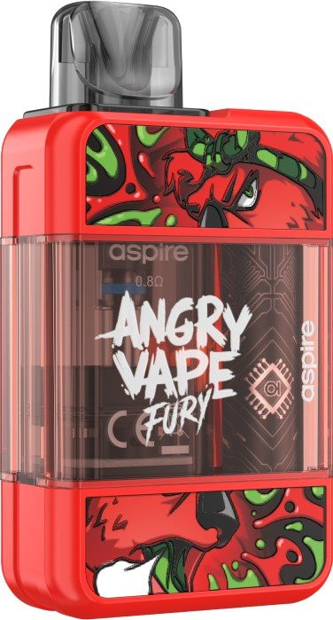 Pod набор Brusko Angry Vape Fury 650 mAh, Красный
