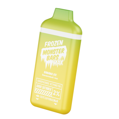 Monster Bars 6000 тяг Banana Ice - Банан холодок