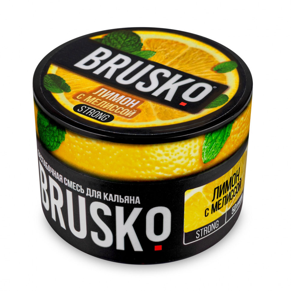 Brusko 50гр Strong Лимон с мелиссой