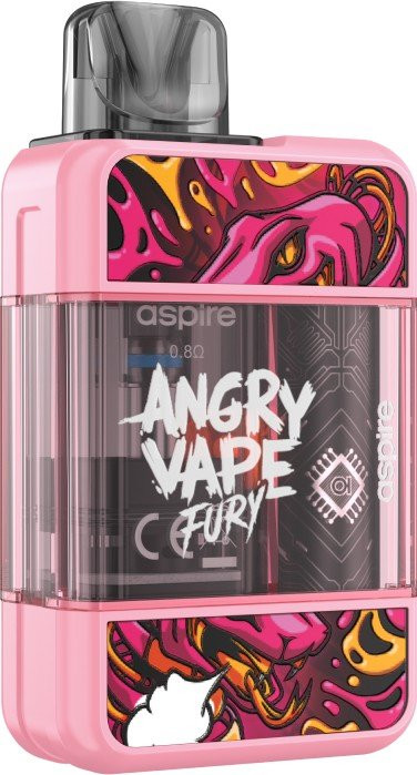 Pod набор Brusko Angry Vape Fury 650 mAh, Розовый