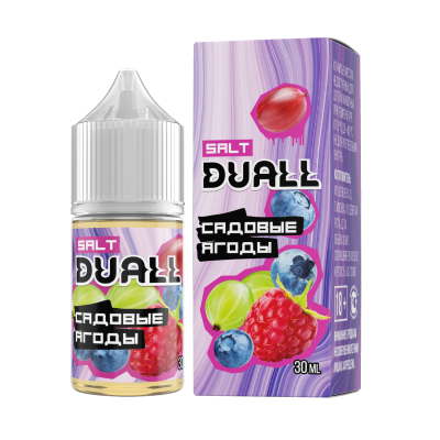 DUALL SALT hard  Садовые ягоды 30ml