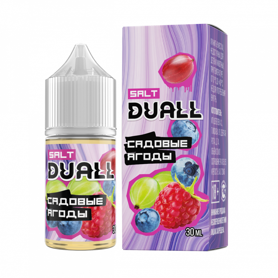 DUALL SALT hard  Садовые ягоды 30ml