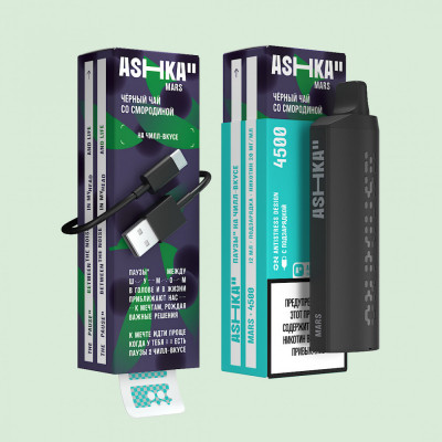 ASHKA MARS(4500) - Черный чай со смородиной