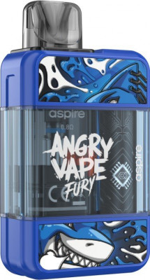 Pod набор Brusko Angry Vape Fury 650 mAh, Синий