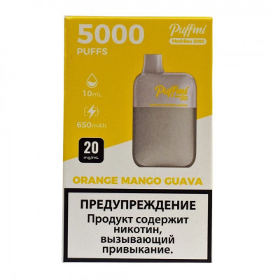 ЭС PUFFMI MeshBox 5000 ORANGE MANGO GUAVA