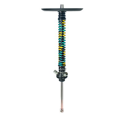 Кальян MAMAY CUSTOMS - Coilovers (Бирюзово-золотой камуфляж) (Шахта,мундштук)