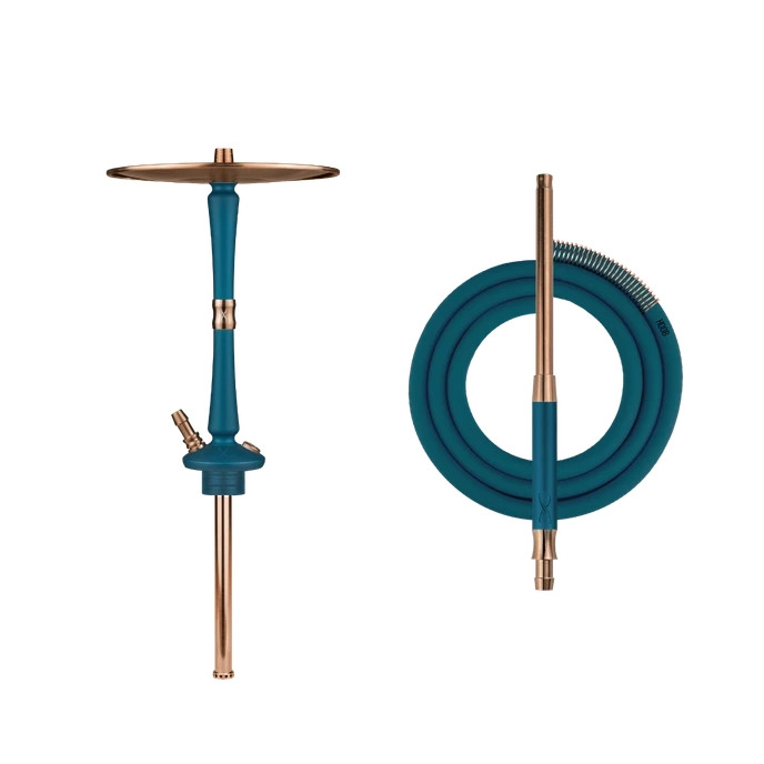 Кальян Hoob Go Marine Blue (Без Колбы, фурнитура бронза)