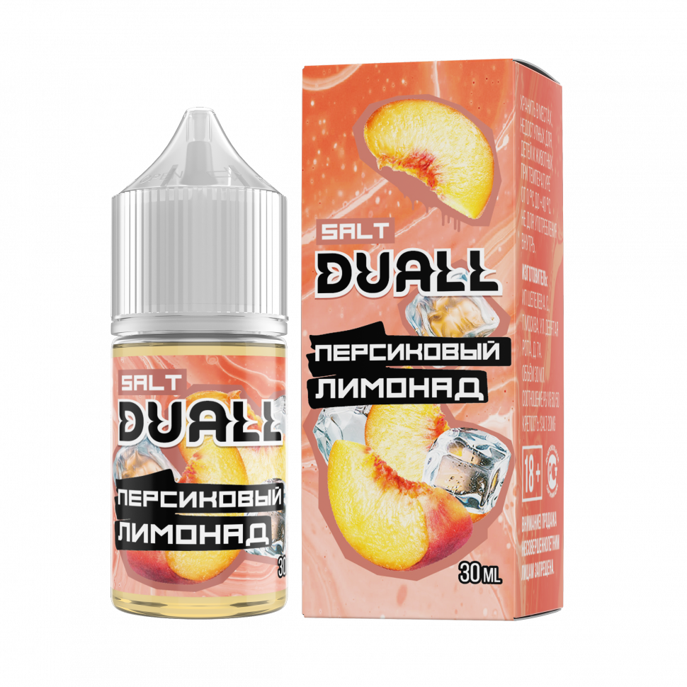DUALL SALT hard  Персиковый лимонад 30ml