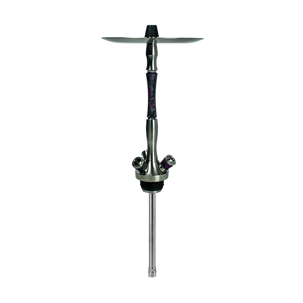 Кальян Union Hookah - Fibonacci Оксид (Фиолетовый) (Шахта, шланг, мундштук, уплотнители)