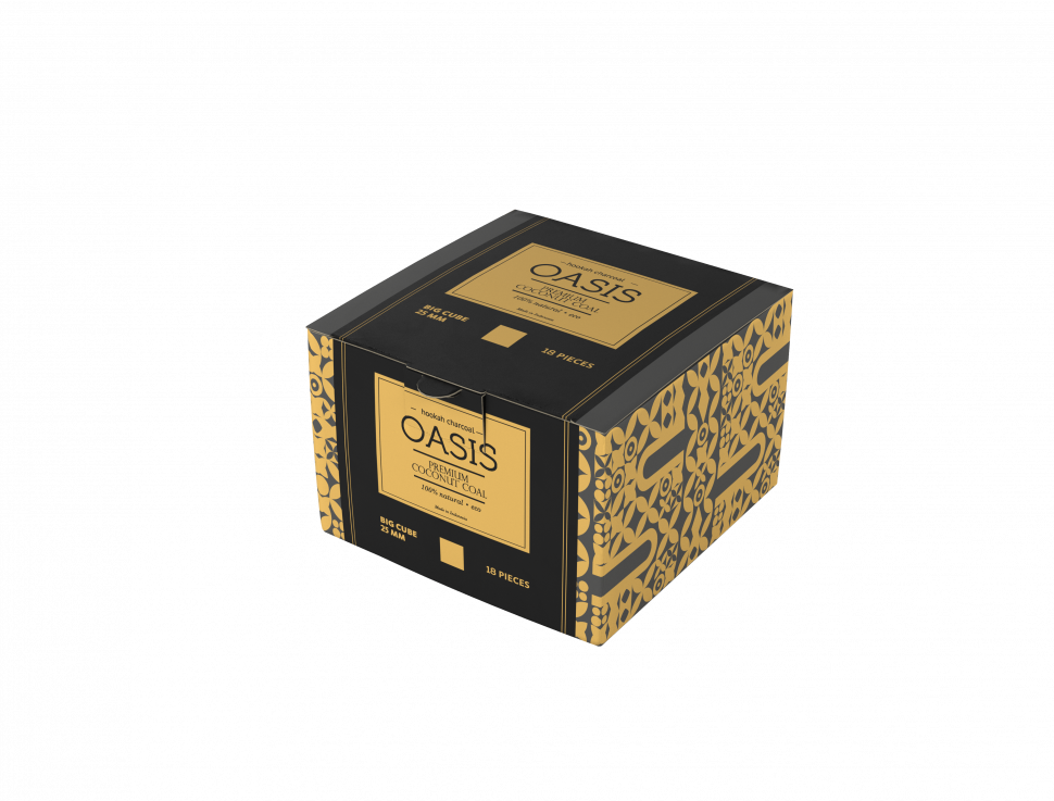 Уголь Oasis Premium Coal 18шт 25 мм