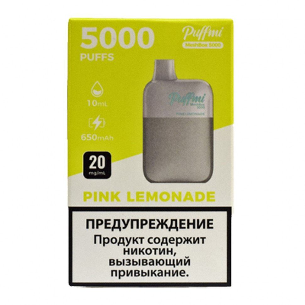 ЭС PUFFMI MeshBox 5000 PINK LEMONADE