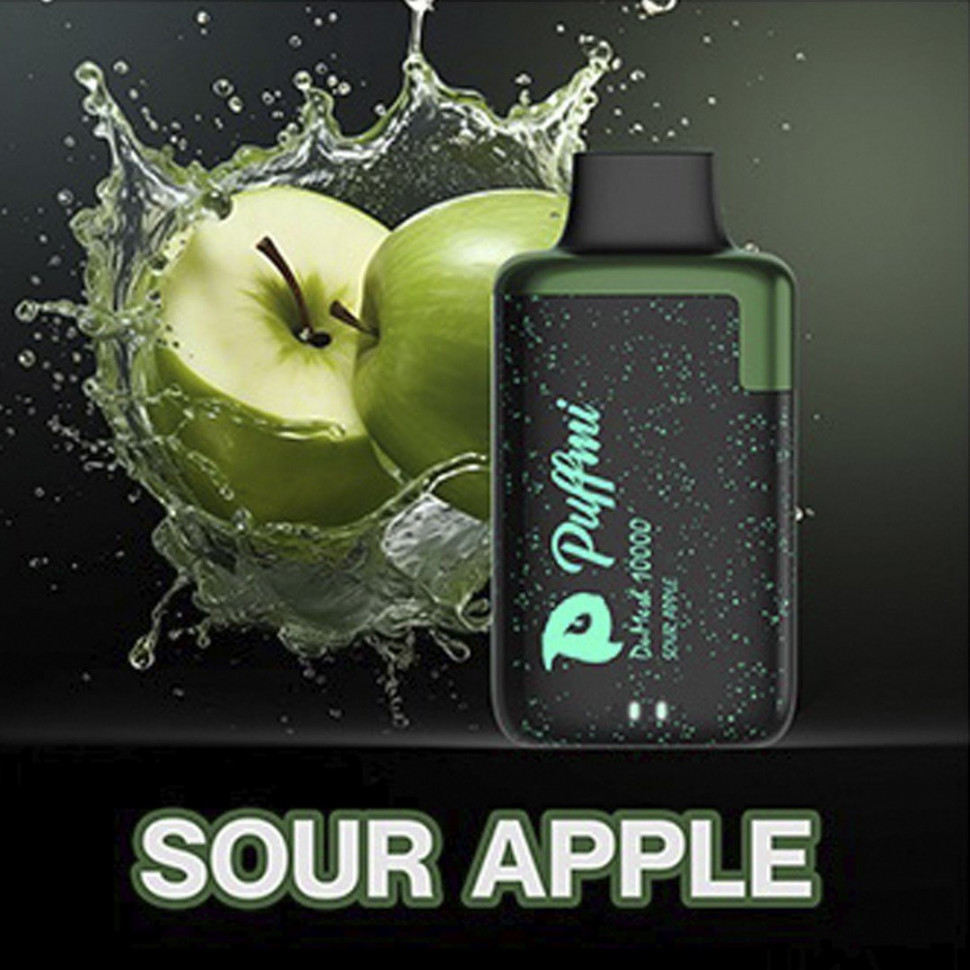 PUFFMI DUMESH 10000 - SOUR APPLE (H-015)
