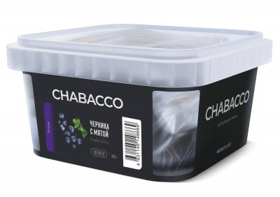 Chabacco 200гр (Medium) Blueberry Mint (Черника с Мятой)