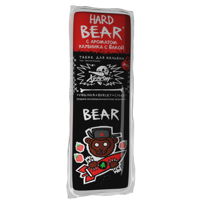 Хулиган Hard 200гр Bear (Клубника с елкой)