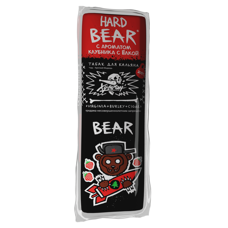 Хулиган Hard 200гр Bear (Клубника с елкой)