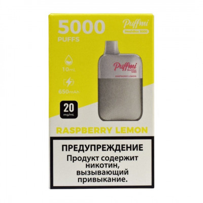 ЭС PUFFMI MeshBox 5000 RASPBERRY LEMON