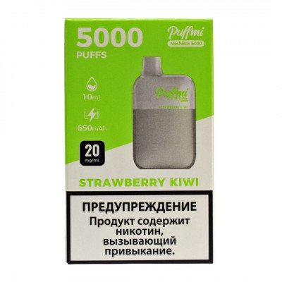 ЭС PUFFMI MeshBox 5000 STRAWBERRY KIWI
