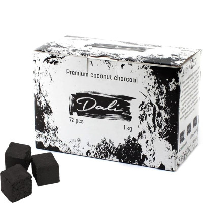 Уголь Dali 25мм 72шт