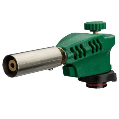 Горелка Пьезо на газовый балон Зеленая KS-1005