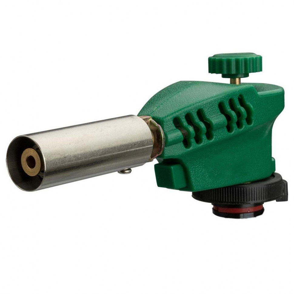 Горелка Пьезо на газовый балон Зеленая KS-1005