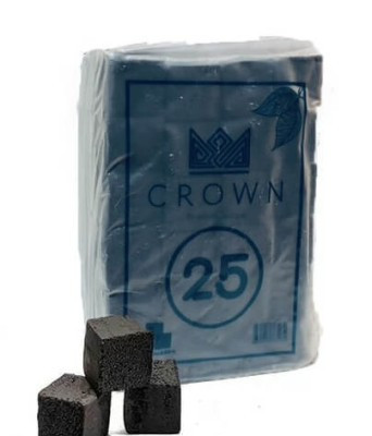 Уголь Crown 25мм 72шт (Хорека)