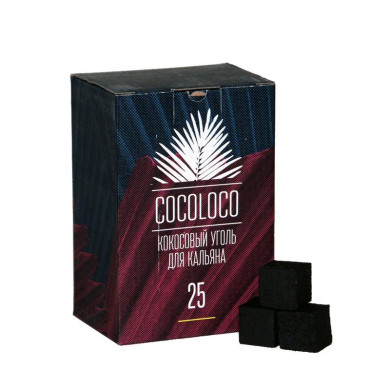 Уголь Cocoloco 25мм 72шт