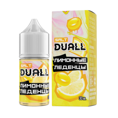 DUALL SALT hard  Лимонные леденцы 30ml