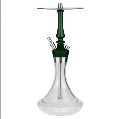 Кальян HOOB - Mars Pro Mini British Racing Green x SS (Шахта, колба, шланг, мундштук, уплотнитель)