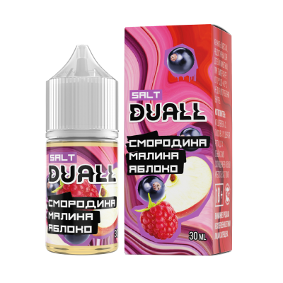 DUALL SALT hard  Смородина, малина, яблоко 30ml