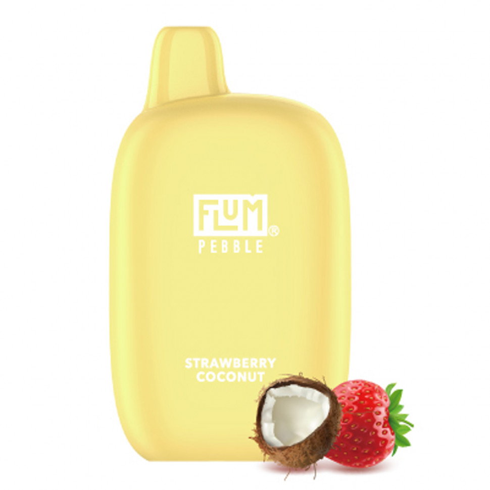ЭС Flum Pebble 6000 Strawberry Coconut