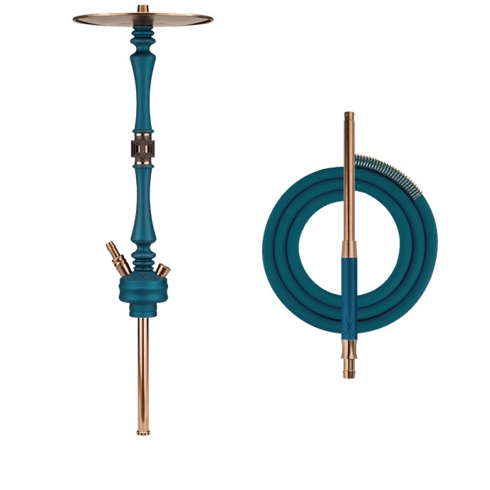 Кальян Hoob Mars Marine blue (Без колбы, Фурнитура Бронза)