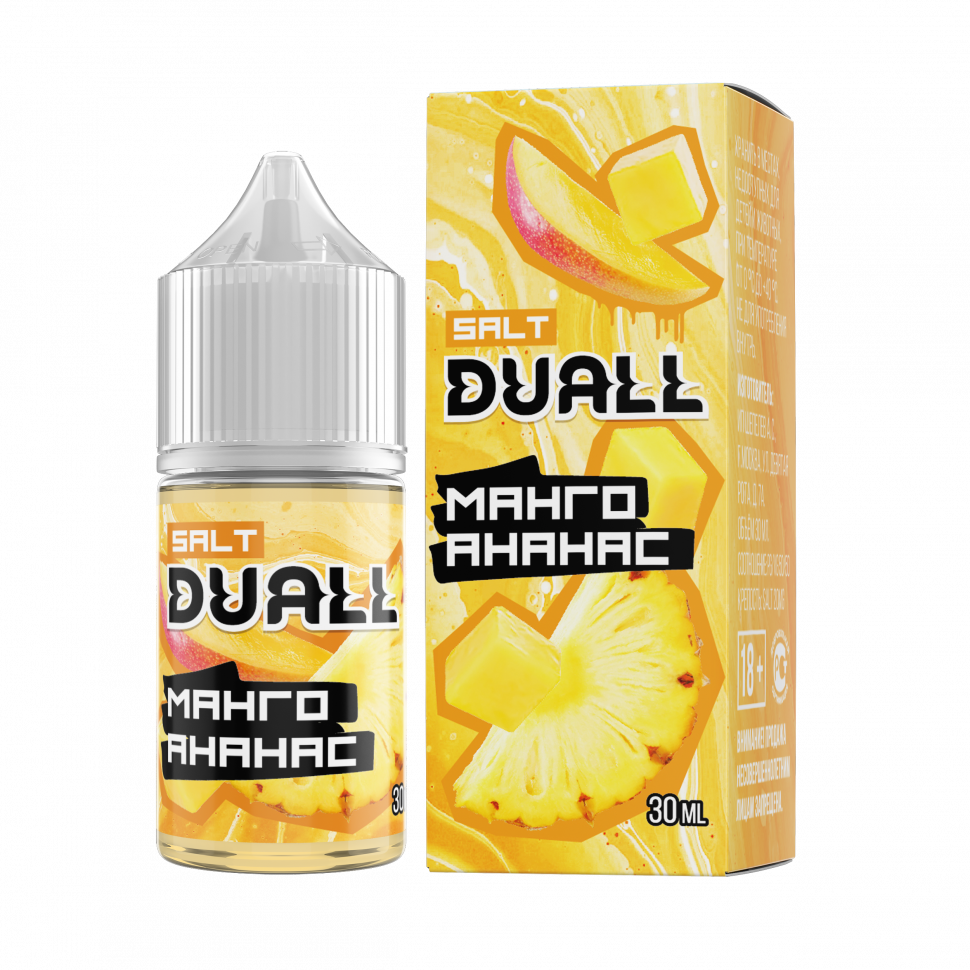 DUALL SALT hard  Ананас, манго 30ml