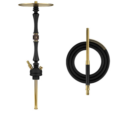 Кальян Hoob Mars Black (Без колбы, Фурнитура золото)