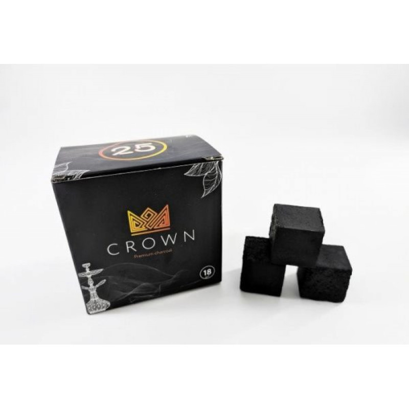 Уголь Crown 25мм 18шт