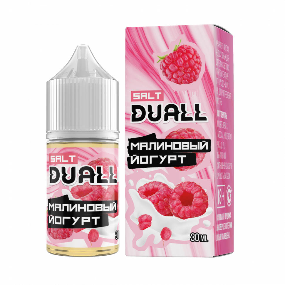 DUALL SALT hard  Малиновый йогурт 30ml