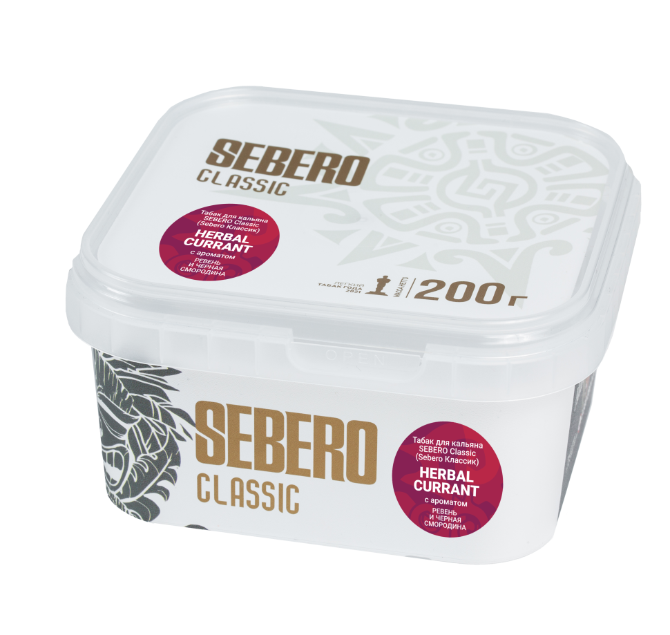 Sebero Classic 200гр Herbal Currant (Ревень-черная смородина)